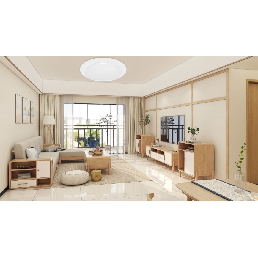 Top Light - LED Plafon ściemnialny STONE LED/51W/230V 3000-6500K + Pilot zdalnego sterowania
