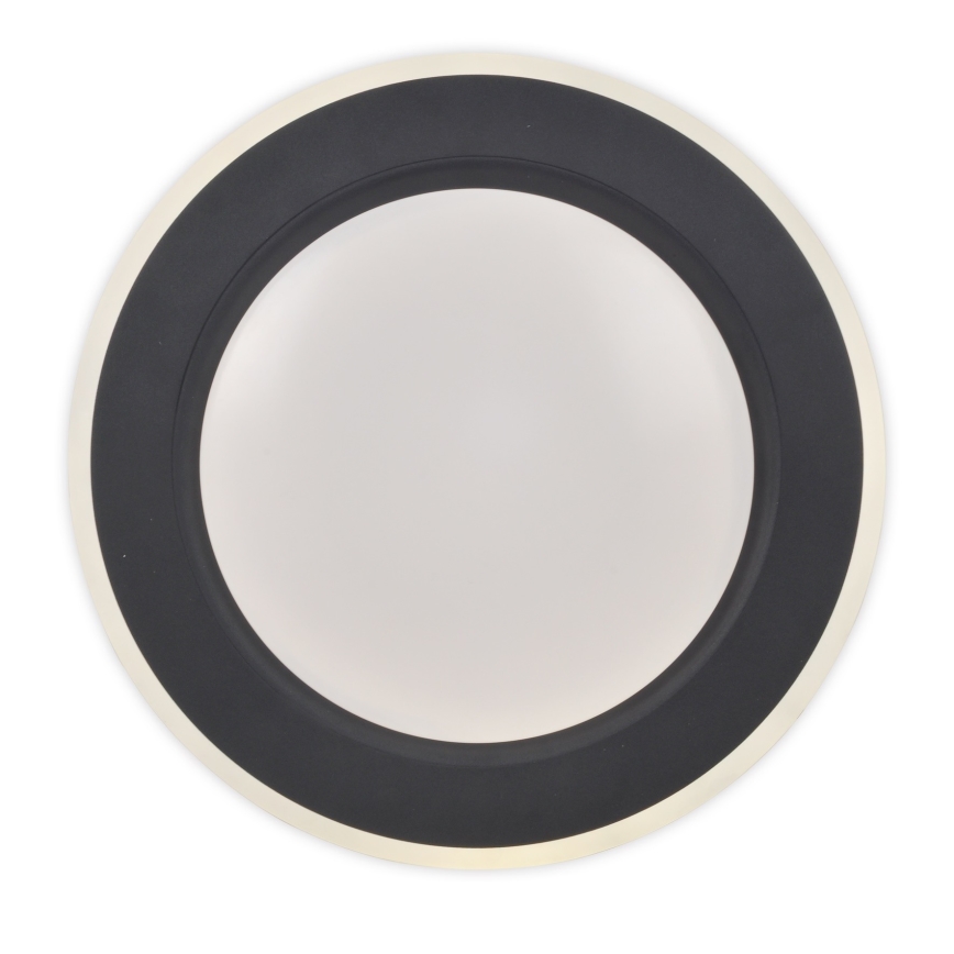 Top Light - LED Plafon ściemnialny LED/51W/230V śr. 39 cm czarny + pilot zdalnego sterowania