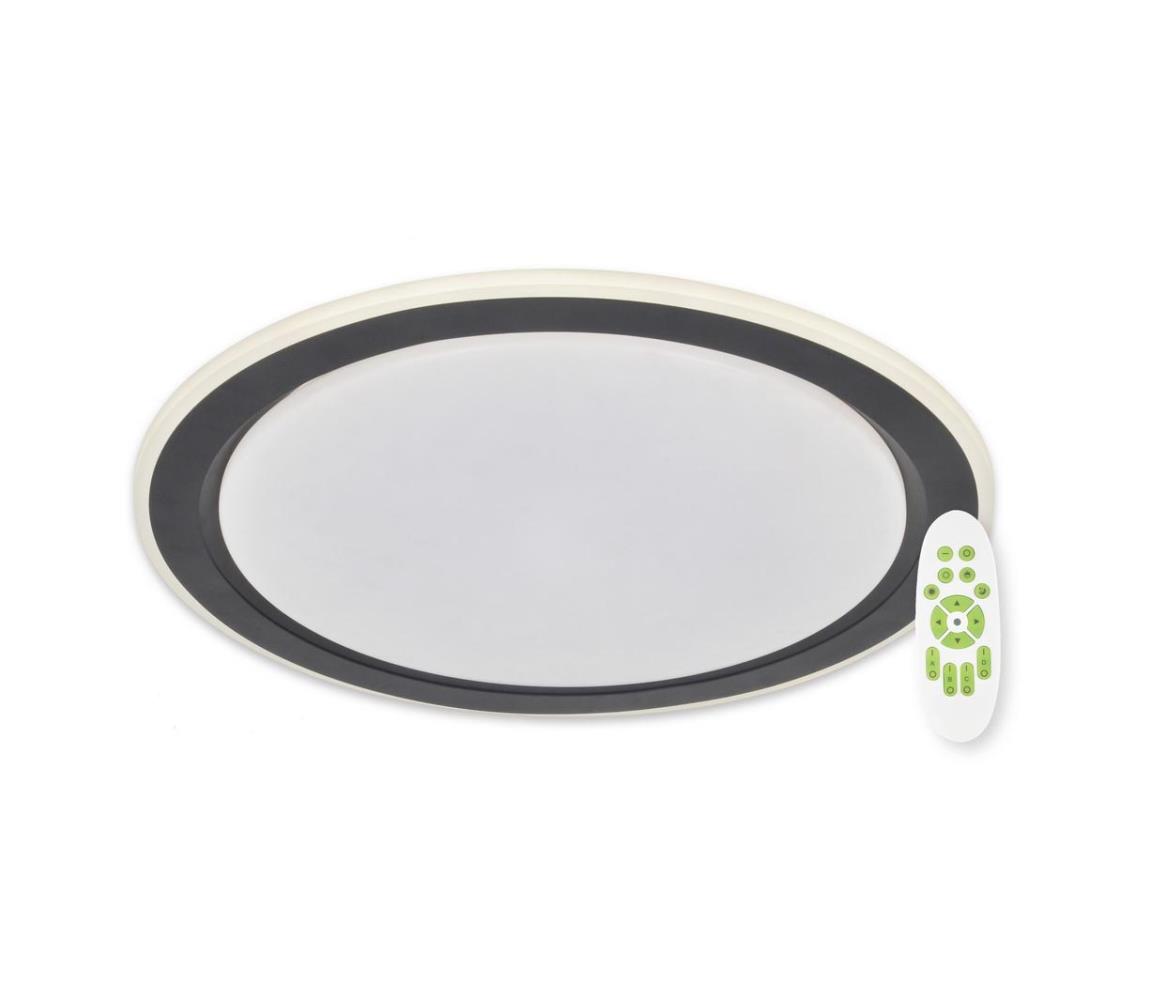 Top Light - LED Plafon ściemnialny LED/60W/230V czarny + pilot