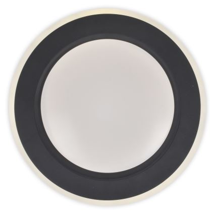 Top Light - LED Plafon ściemnialny LED/60W/230V śr. 49 cm czarny + pilot zdalnego sterowania