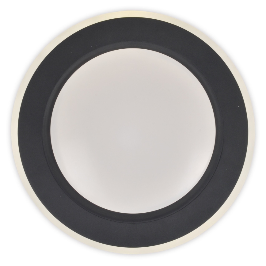 Top Light - LED Plafon ściemnialny LED/60W/230V śr. 49 cm czarny + pilot zdalnego sterowania