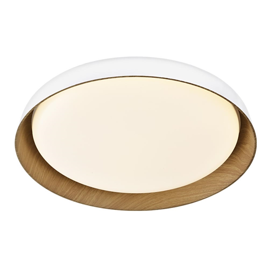 Top Light - LED Plafon ściemnialny SATELLITE LED/36W/230V 3000-6500K śr. 43 cm biały/brązowy + pilot zdalnego sterowania
