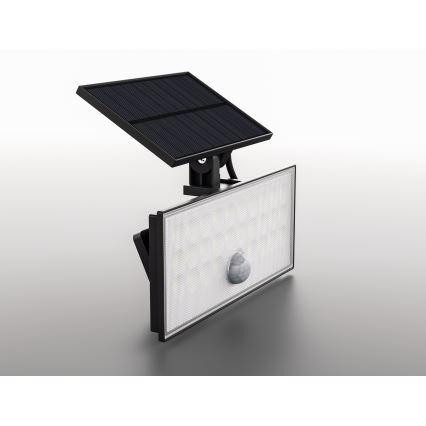 Top Light - LED Reflektor ścienny solarny z czujnikiem HELEON VARIO LED/8W/3,7V IP65 4000K + zdalne sterowanie