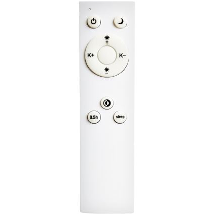 Top Light - LED Plafon ściemnialny SALERNO LED/60W/230V 3000-6500K śr. 60 cm czarny + zdalne sterowanie