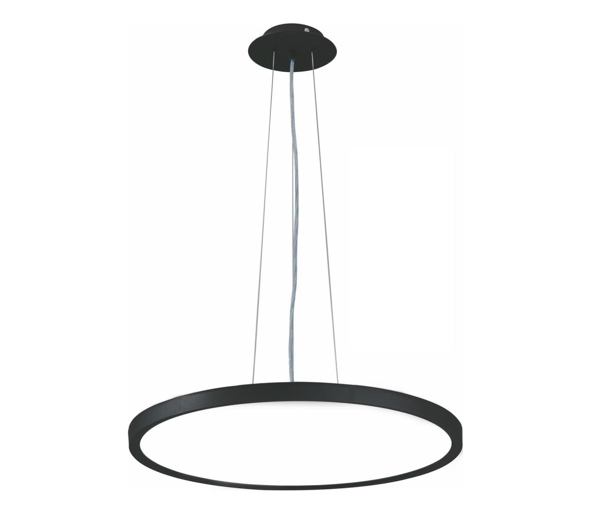Top Light - LED Ściemn. żyrandol na lince REVIT LED/50W/230V 3000-6500K czarny + pilot