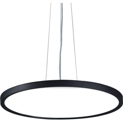 Top Light - LED Żyrandol ściemnialny na lince REVIT LED/50W/230V 3000-6500K śr. 60 cm czarny + zdalne sterowanie