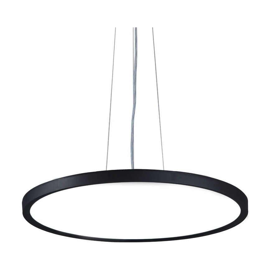 Top Light - LED Żyrandol ściemnialny na lince REVIT LED/50W/230V 3000-6500K śr. 60 cm czarny + zdalne sterowanie
