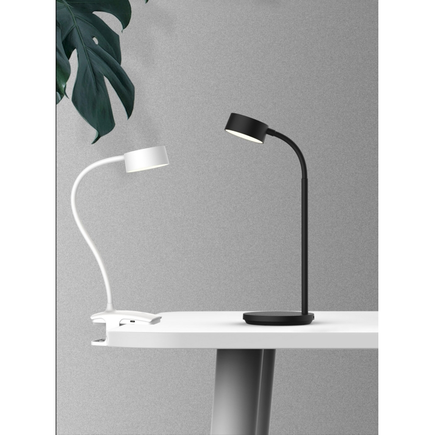 Top Light - LED Ściemniacz dotykowa lampa stołowa BELLA LED/4,8W/5V 3000/4000/6500K czarna