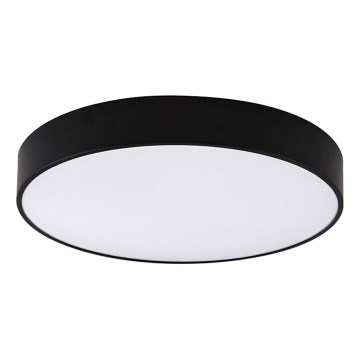Top Light - LED Ściemnialny plafon łazienkowy PETAL LED/48W/230V IP44 3000-6500K śr. 48 cm czarny + zdalne sterowanie