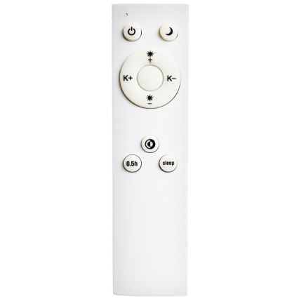 Top Light - LED Ściemnialny plafon LED/51W/230V śr. 40 cm 3000-6500K + pilot czarny/brązowy