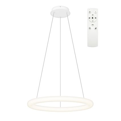 Top Light - Ściemnialny żyrandol LED na lince RINGO LED/40W/230V 3000-6500K biały + pilot zdalnego sterowania
