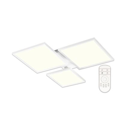 Top Light - LED Ściemnialny żyrandol natynkowy MERKUR LED/50W/230V 3000-6500K biała + + Pilot zdalnego sterowania