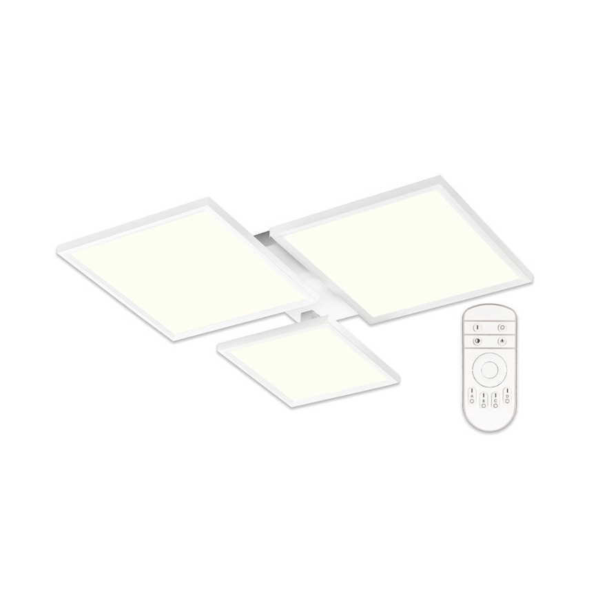 Top Light - LED Ściemnialny żyrandol natynkowy MERKUR LED/50W/230V 3000-6500K biała + + Pilot zdalnego sterowania