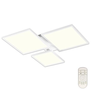 Top Light - LED Ściemnialny żyrandol natynkowy MERKUR LED/50W/230V 3000-6500K biała + + Pilot zdalnego sterowania