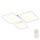 Top Light - LED Ściemnialny żyrandol natynkowy MERKUR LED/50W/230V 3000-6500K biała + + Pilot zdalnego sterowania