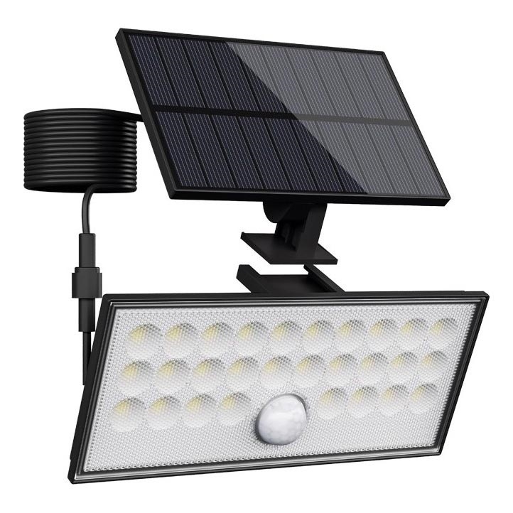 Top Light - LED solarny naścienny reflektor z czujnikiem HELEON VARIO LED/8W/3,7V IP65 4000K 2200 mAh + zdalne sterowanie