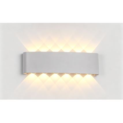 Top Light - Kinkiet zewnętrzny LED RAY LED/10W/230V 3000/4000/6500K IP54 biały