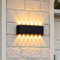 Top Light - LED zewnętrzny kinkiet RAY LED/10W/230V 3000/4000/6500K IP54 czarny