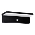 Top Light - LED zewnętrzny kinkiet z czujnikiem ruchu ELON XL LED/16W/230V 3000/4000/6000K IP54 czarny