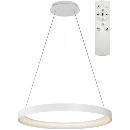 Top Light - LED Żyrandol ściemnialny na lince ORBIT LED/40W/230V 3000-6500K śr. 50 cm biały + pilot zdalnego sterowania