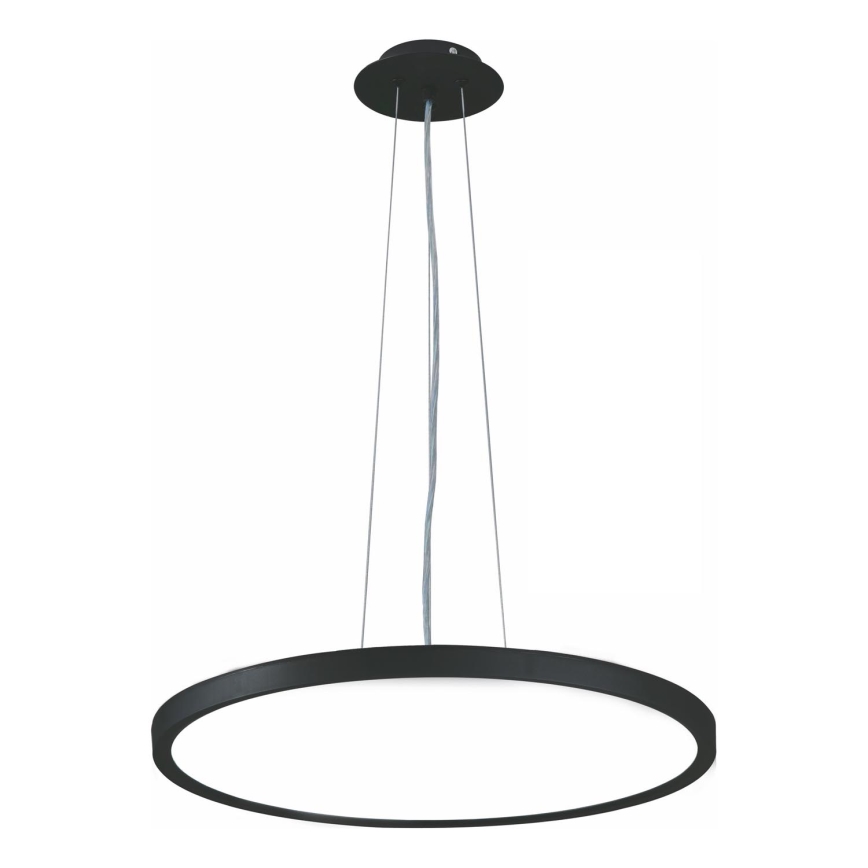Top Light - LED Żyrandol ściemnialny na lince REVIT LED/50W/230V 3000-6500K śr. 60 cm czarny + zdalne sterowanie