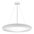 Top Light - LED Żyrandol ściemnialny na lince SALERNO LED/60W/230V 3000-6500K śr. 60 cm biały + zdalne sterowanie