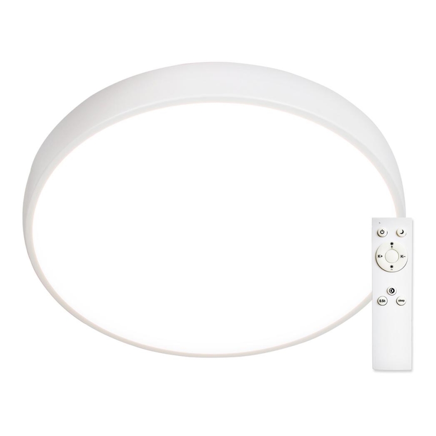 Top Light Metal 40B + pilot - LED Plafon ściemnialny METAL LED/51W/230V + pilot biały