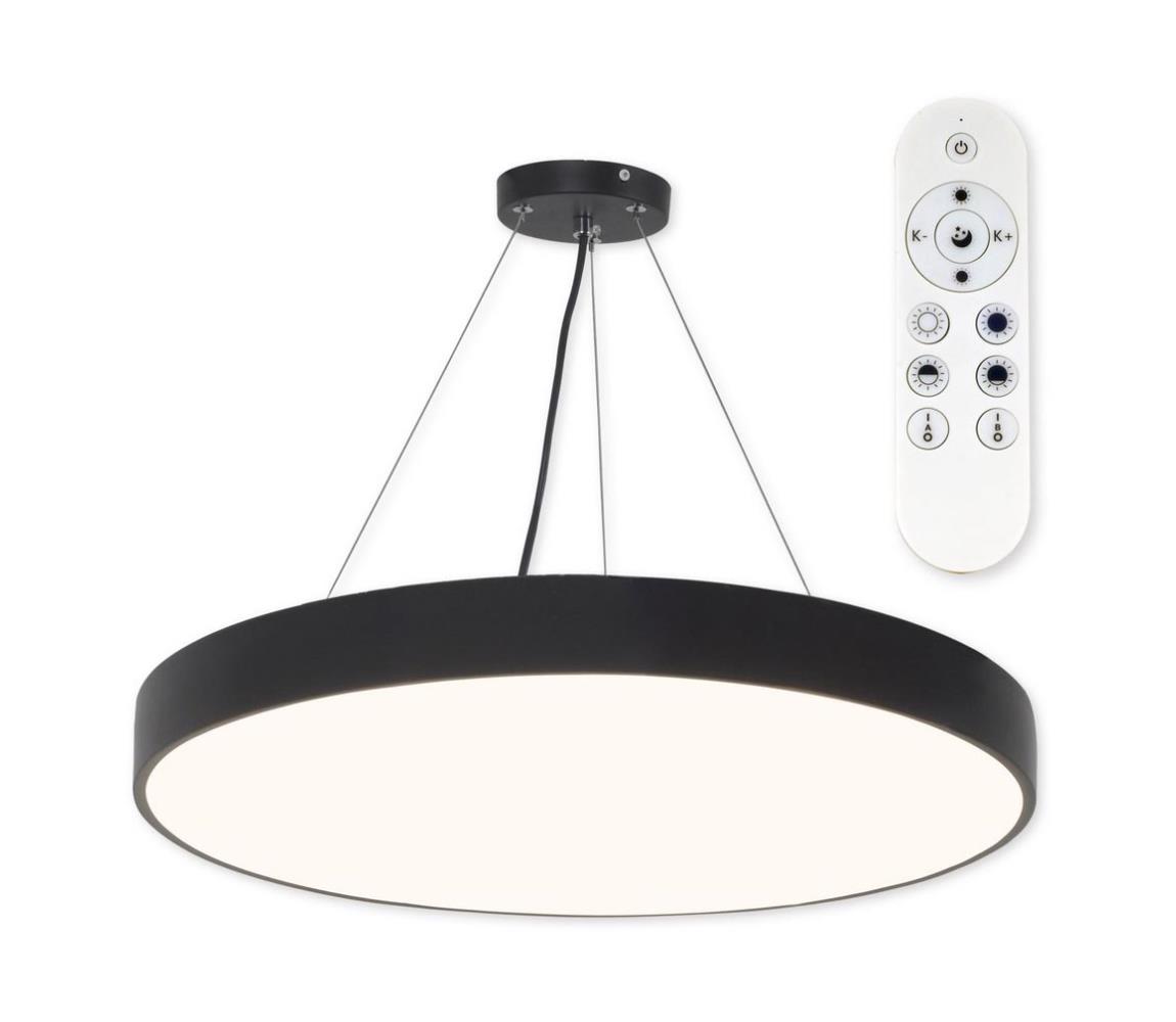 Top Light Metal 60CZ + pilot - LED Żyrandol ściemnialny na lince LED/60W/230V czarny