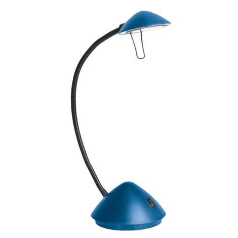 Top Light Office 5 M - Lampa stołowa OFFICE 1xG4/20W niebieska