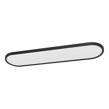 Top Light - OVAL LED/36W/230V 3000-6500K ściemnialna oprawa sufitowa natynkowo-wisząca, czarna + pilot zdalnego sterowania