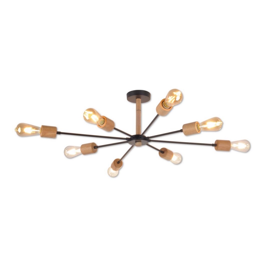 Top Light Star 8 - Żyrandol STAR 8xE27/40W/230V sosna