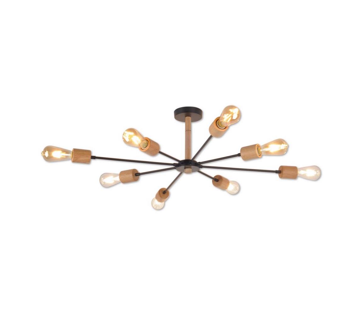 Top Light Star 8 - Żyrandol STAR 8xE27/40W/230V sosna