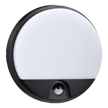 Top Light - Zewnętrzna lampa ścienna LED z czujnikiem ruchu i zmierzchu BARI LED/15W/230V 4000K IP54