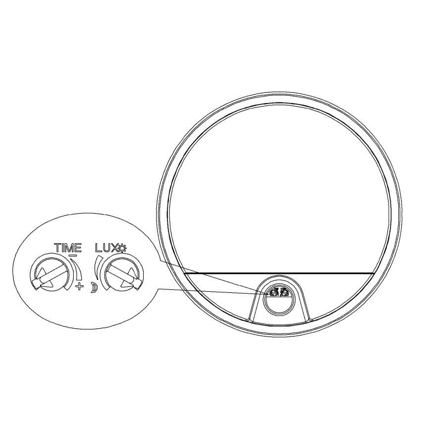 Top Light - Zewnętrzny kinkiet LED z czujnikiem ruchu i zmierzchu BARI LED/15W/230V 4000K IP54