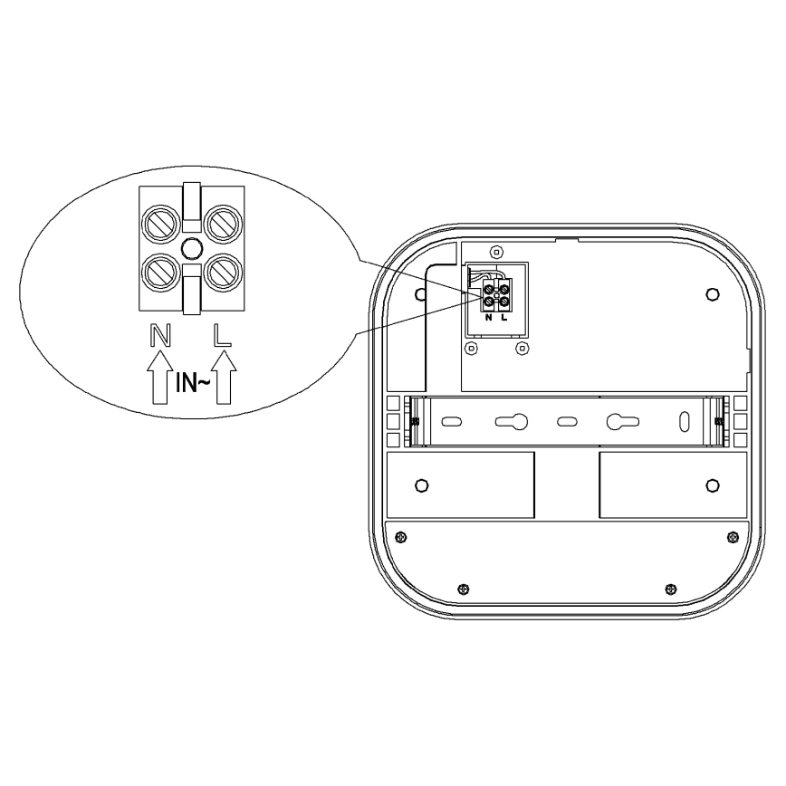 Top Light - zewnętrzny kinkiet LED z czujnikiem ruchu i zmierzchu BARI LED/20W/230V 4000K IP65