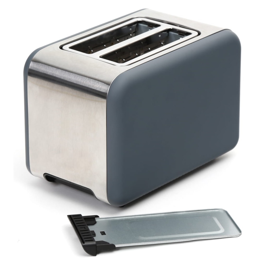 Toster z dwoma otworami 900W/230V stal nierdzewna/szary