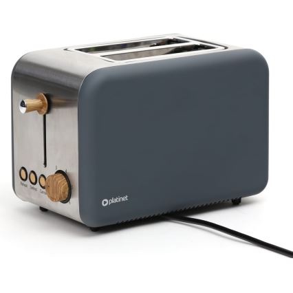 Toster z dwoma otworami 900W/230V stal nierdzewna/szary