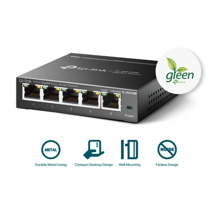 TP-Link - 5-portowy gigabitowy switch Easy Smart