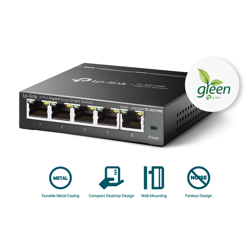 TP-Link - 5-portowy gigabitowy switch Easy Smart