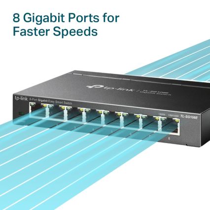 TP-Link - 8-portowy gigabitowy przełącznik Easy Smart
