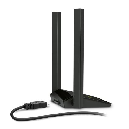 TP-Link - Bezprzewodowy adapter sieciowy USB z antenami o dużym zysku Archer T4U Plus Wi-Fi