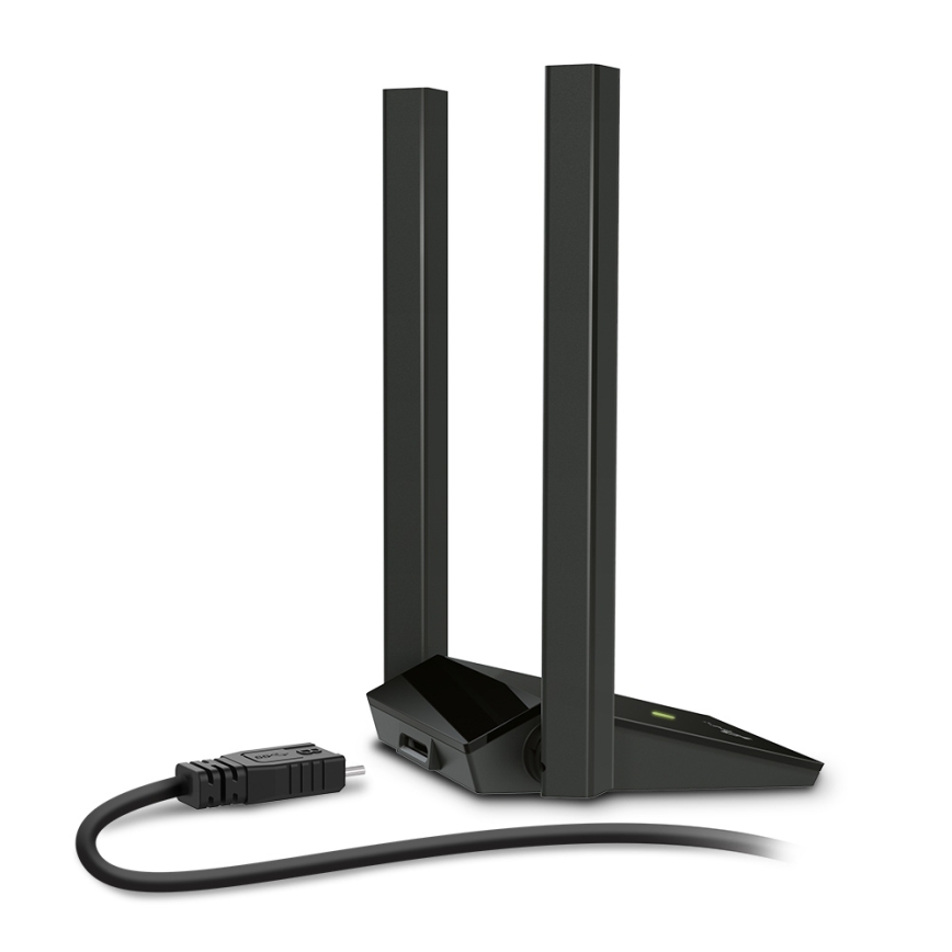 TP-Link - Bezprzewodowy adapter sieciowy USB z antenami o dużym zysku Archer T4U Plus Wi-Fi