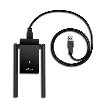 TP-Link - Bezprzewodowy adapter sieciowy USB z antenami o dużym zysku Archer T4U Plus Wi-Fi