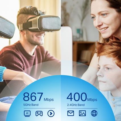 TP-Link - Bezprzewodowy adapter sieciowy USB z antenami o dużym wzmocnieniu