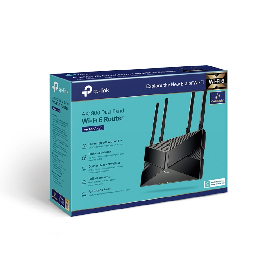 TP-Link - Dwupasmowy router Wi-Fi 6 Archer AX23