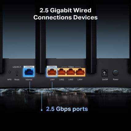 TP-Link - Dwupasmowy router Wi-Fi 7 Archer BE400