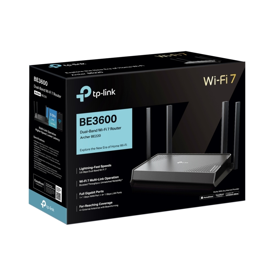 TP-Link - Dwupasmowy router Wi-Fi 7