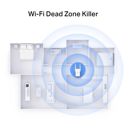 TP-Link - Dwupasmowy wzmacniacz Wi-Fi 6 RE705X