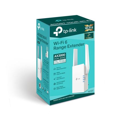 TP-Link - Dwupasmowy wzmacniacz Wi-Fi 6 RE705X