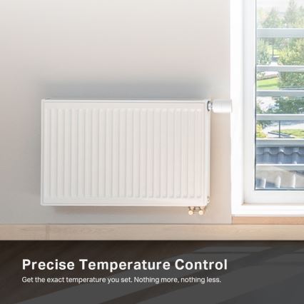 TP-Link - Inteligentna głowica termostatyczna z wyświetlaczem LCD 2xAA Tuya
